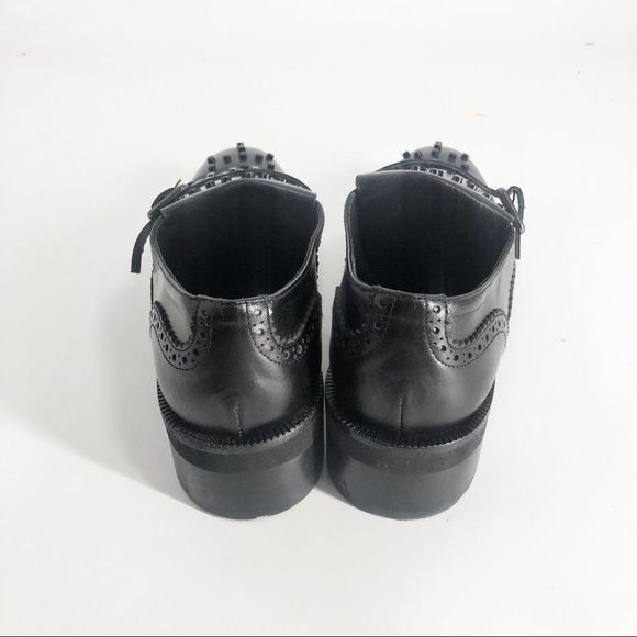 Zinda Studded Loafer Tassel Oxford Black Sz 39/9 - Picture 3 of 6